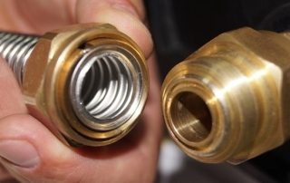 Фитинги для гофрированной нержавеющей трубы